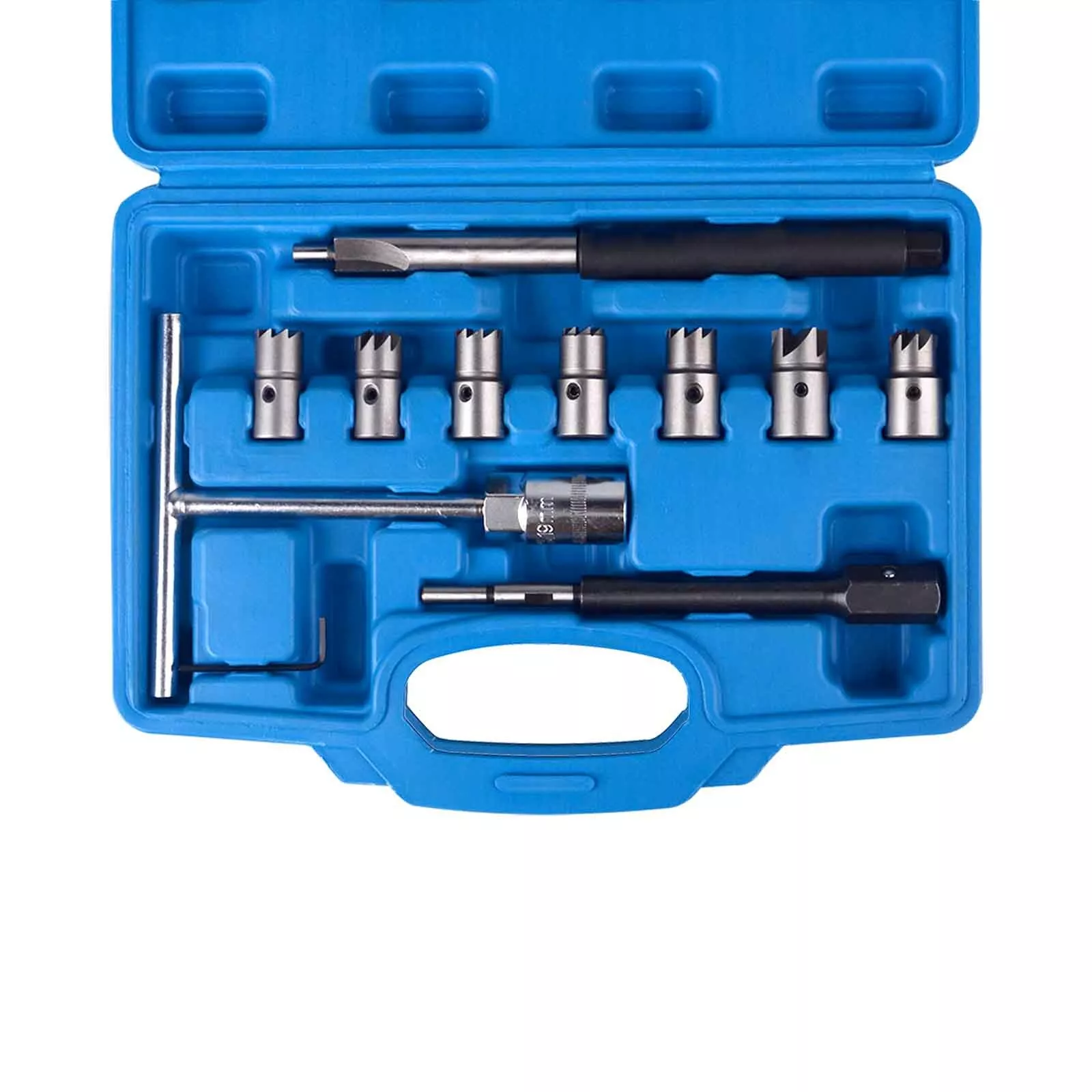 Diesel Injector Seat Cutter Tool Cleaner Set